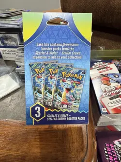 Pokemon Scarlet & Violet Stellar Crown -3 Booster Packs Brand New /Sealed👑 - Image 2