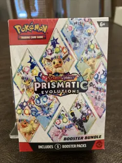 Pokemon Prismatic Evolutions Booster Bundle-Factory Sealed -6 Packs - Image 1