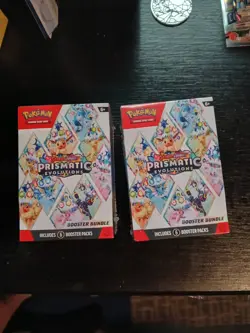 Pokemon Prismatic Evolutions Booster Bundle Lot of 2 NEW FACTORY SEALED - Image 1