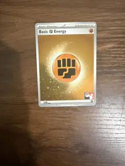 Pokemon Basic Fighting Energy (Cosmos Holo) 006 MEE Prize Pack Series 8 - NM - Image 1