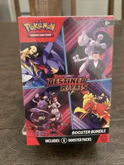 Pokemon Destined Rivals Booster Bundle-Factory Sealed -6 Packs - Image 1
