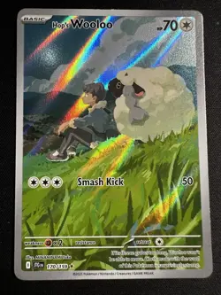 Hop's Wooloo Pokemon SV09 Journey Together Illustration Rare 170/159 Full Art IR - Image 1