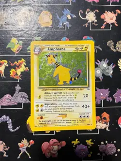 2001 Pokemon Neo Revelation Ampharos Holo #1/64 - LP-MP - Image 1