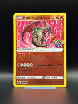Radiant Charizard 011/078 Pokemon GO Holo - Image 1