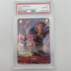 2022 One Piece Romance Dawn SANJI Alternate Art OP01-013 PSA 10 - Image 3