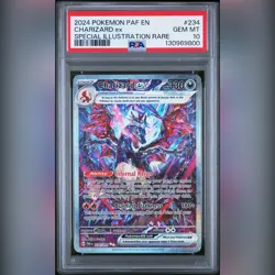 PSA 10 Charizard ex 234/091 Paldean Fates 2024 Special Illustration Pokemon Card - Image 1