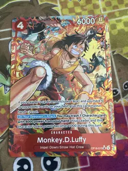 Monkey.D.Luffy OP16-015 NM English Alt Art Alternate Card - Image 1