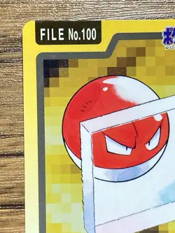 Pokemon Carddass Card Voltorb File No.100 Bandai Pocket Monsters 1997 Japan - Image 3