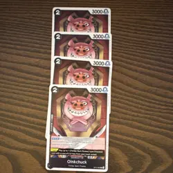 Bandai One Piece Card Game Oinkchuck OP01-082 x4 Character Regular English - Image 1