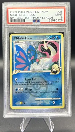 Milotic C - (League Promo) 035/147 League & Championship Card Reverse Holo PSA 9 - Image 1