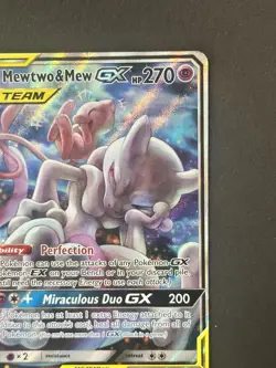 Mewtwo And Mew Gx SM191 Tag Team Promo Sun And Moon Pokemon - Image 3