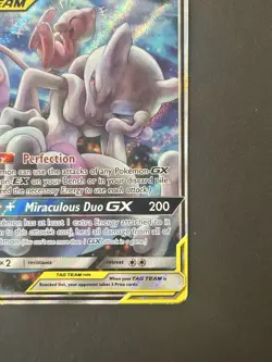 Mewtwo And Mew Gx SM191 Tag Team Promo Sun And Moon Pokemon - Image 4