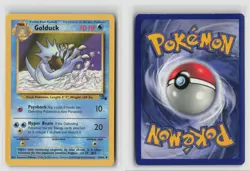 Golduck #35/62 Fossil Uncommon Pokemon TCG MP - Image 3