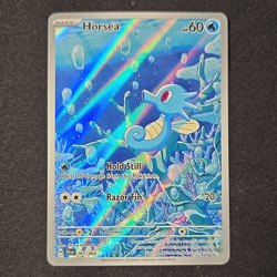 Pokemon TCG Horsea 067/064 Shrouded Fable Illustration Rare Holo English - Image 1