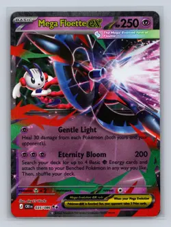Mega Floette ex 035/086 Double Rare ME04: Chaos Rising Pokemon NM - Image 1