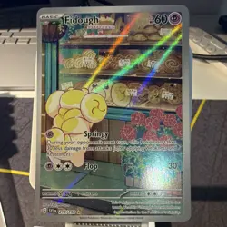 Pokemon TCG Scarlet & Violet Fidough 213/198 Illustration Rare NM - Image 1