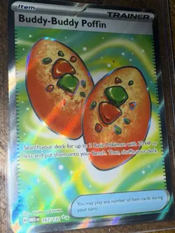 🔥 Buddy-Buddy Puffin 167/132 Full Art Trainer Pokemon TCG Mega Evolution NM/M - Image 1