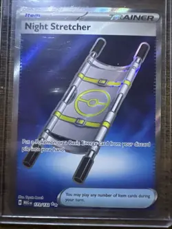 Night Stretcher 173/132 Ultra Rare Mega Evolution Full Art Holo Pokemon TCG NM - Image 1