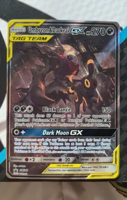 The Pokemon Company Umbreon & Darkrai GX SM241 TAG TEAM Promo Holo 270 HP EN - Image 1