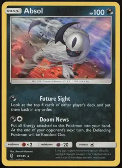 Absol 81/145 LP Guardians Rising Holo Rare Holo Pokemon - Image 1