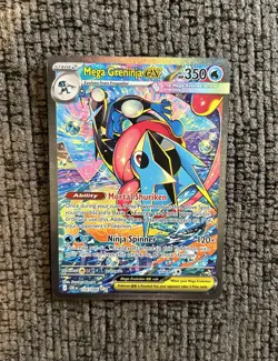 Mega Greninja EX 116/086 Evolutions Secret Rare Holo Full Art Pokemon TCG - Image 1