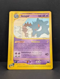 Gengar 10/144 Skyridge Regular Non-Holo Rare Pokemon TCG Nintendo NM - Image 3