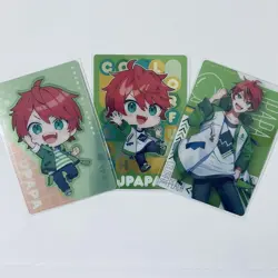 Colorful Peach Japapa Trading Card Wafers Individual Card - Image 1