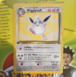 Wizards of the Coast Pokemon TCG Wigglytuff Jungle 1st Ed Holo ENG 32/64 - Image 1