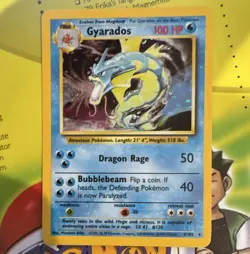 Wizards of the Coast Gyarados Base Set Holo Unlimited ENG 6/102 - Image 1