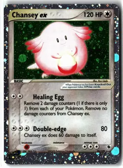 Chansey ex ⭐ 96/109 Holo EX Rare Ruby & Sapphire 2003 Pokemon NM/LP - Image 1