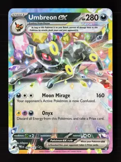 Umbreon ex 060/131 Holo Double Rare Prismatic Evolutions Pokemon Near Mint - Image 1