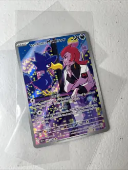 Team Rocket's Murkrow - 200/182 Destined Rivals (Pokemon) Illustration Rare - Image 2