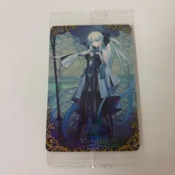 Fate Grand Order Morgan Wafers Card FGO Series 11 SR Limited Condition - Image 1