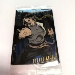 JoJo Stardust Crusaders Jotaro Kujo Wafers Metallic Card Individual Card - Image 1