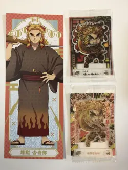 Demon Slayer Rengoku Kyojuro Namco Promo Card 1st Edition Near - Image 1