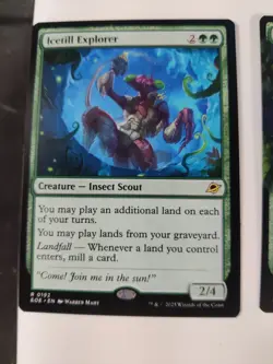 Icetill Explorer Set Of 3 - Extended Art 343, FOIL 0192 And Normal 0192 MTG - Image 3