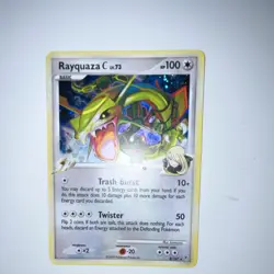 Rayquaza C 8/147 Supreme Victors Holo Rare SP Pokemon TCG English 2009 100HP - Image 1