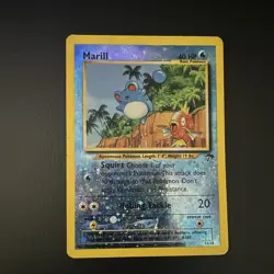The Pokemon Company Marill 11/18 Southern Islands Promo Reverse Holo EN 2001 40 - Image 1
