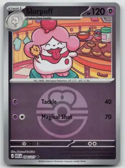 Slurpuff (Love Ball) 094/217 Ascended Heroes Pokemon Reverse Holo NM Uncommon - Image 1