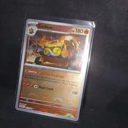 Pokemon Emboar PokeBall 013/086 Sv: White Flare Rare Holo Stage 2 HP180 - Image 3