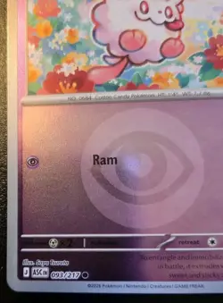 Swirlix 093/217 Reverse Holo Common Ascended Heroes Pokemon TCG - Image 4