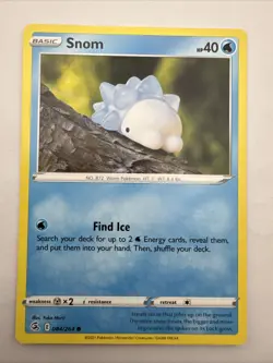 Snom 084/264 Common Fusion Strike Pokemon NM Yuka Morii - Image 1