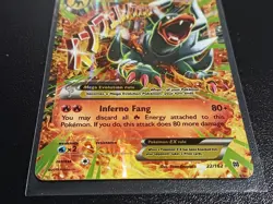 Pokemon M Houndoom EX 22/162 Breakthrough Ultra Rare Mega Holo HP 210 2015 - Image 2