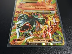 Pokemon M Houndoom EX 22/162 Breakthrough Ultra Rare Mega Holo HP 210 2015 - Image 3
