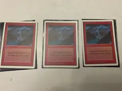 Lightning Bolt (Unlimited) LP MTG - Image 1