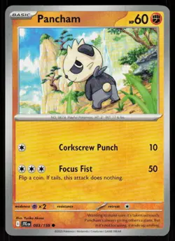 Pancham 083/159 Common Journey Together Pokemon Near Mint - Image 1