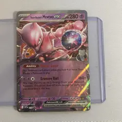 Pokemon Team Rocket's Mewtwo ex SVP Black Star Promo Holo 216 English 280 HP - Image 1