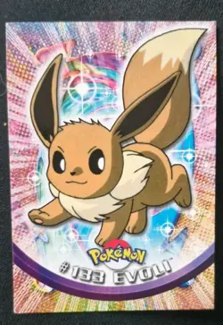 Eevee #133 Pokemon 2000 Topps TV - Image 1