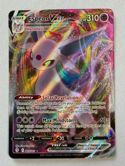 Pokemon Espeon VMAX Holo Ultra Rare Evolving Skies 065/203 - Image 1
