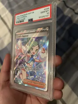 Pokemon TCG Surging Sparks Lisia’s Appeal Ultra Rare PSA 10 - Image 2
